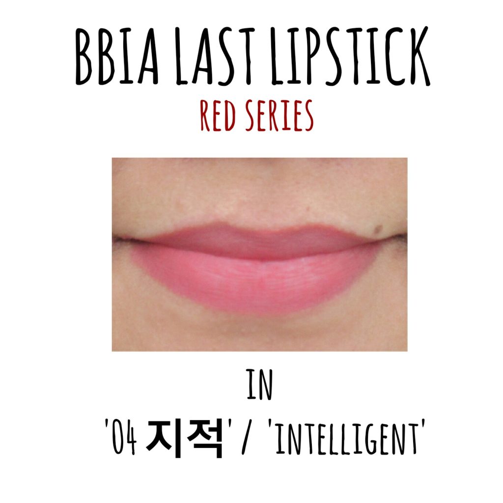 BBIA Last Lipstick in 04 Intelligent
