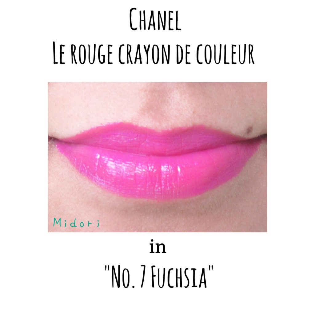 Chanel Le Rouge Crayon De Couleur Jumbo Longwear Lip Crayon in 'No. 7 Fuchsia'.