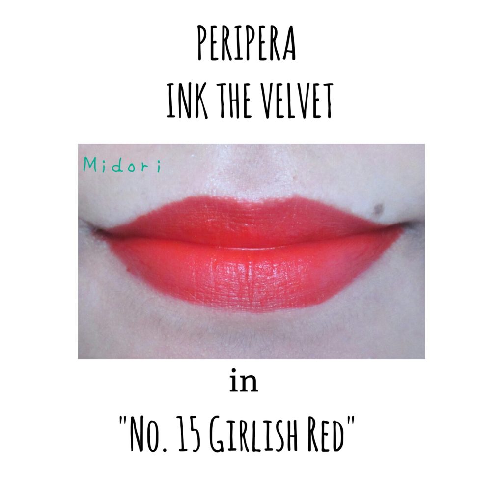 Peripera Ink The Velvet in #15 Girlish Red