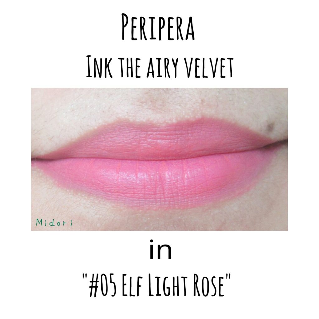 Peripera Ink The Airy Velvet in #5 Elf Light Rose