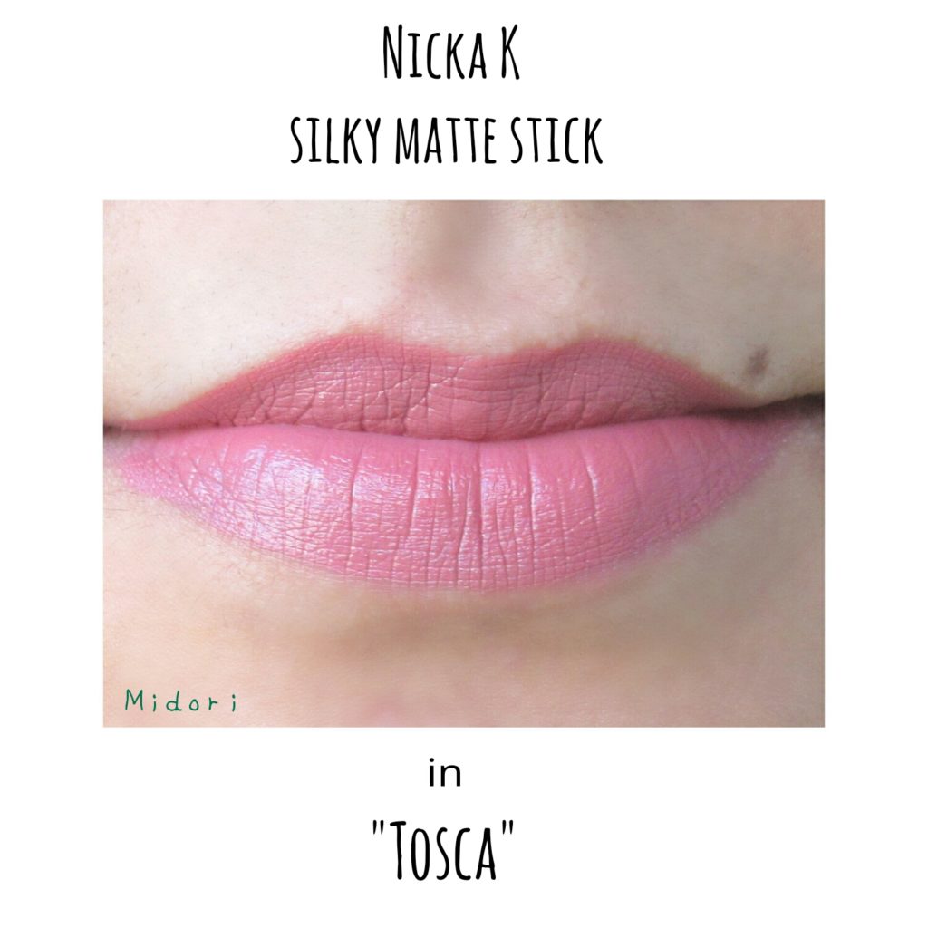 nicka k silky matte stick tosca, nicka k tosca