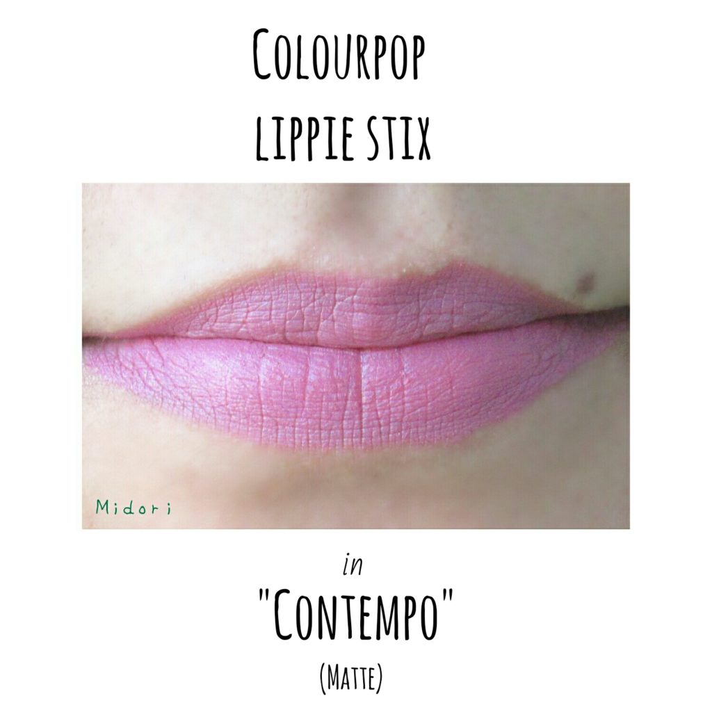 colourpop lippie stix contempo, colourpop contempo lippie stix matte, colourpop matte lippie stix