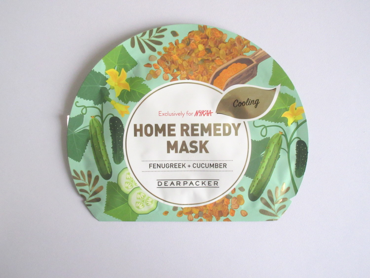 Dear Packer Home Remedy Mask in Fenugreek Cucumber
