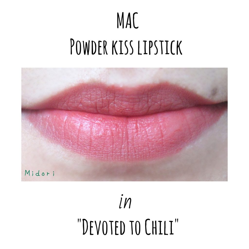 mac powder kiss lipstick, mac powder kiss lipstick devoted to chili