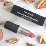 mac powder kiss lipstick, mac powder kiss lipstick devoted to chili