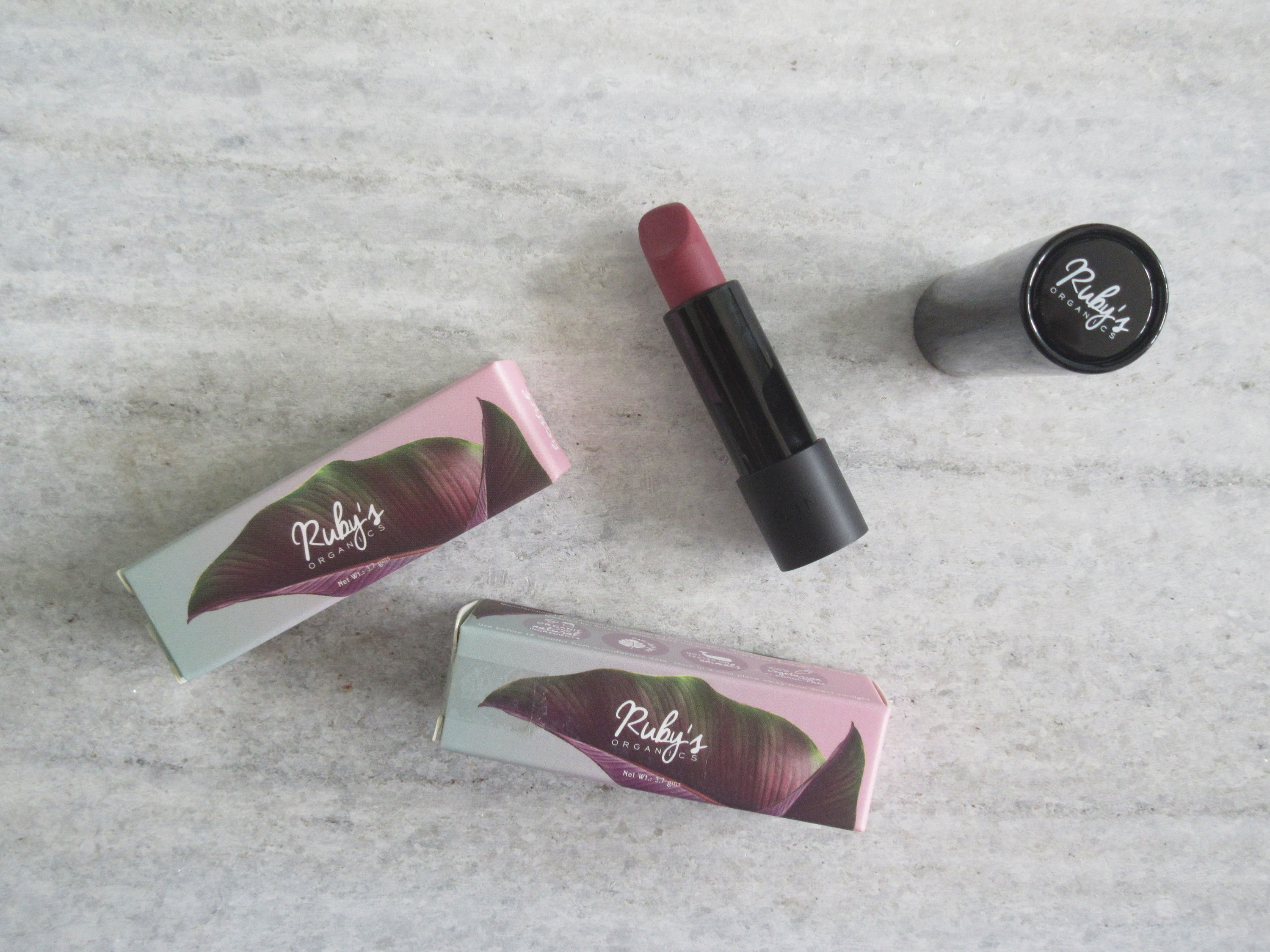 ruby's organics lipsticks, rubys organics lipstick mauve, rubys organics lipstick nuddy, rubys organics lipstick bare