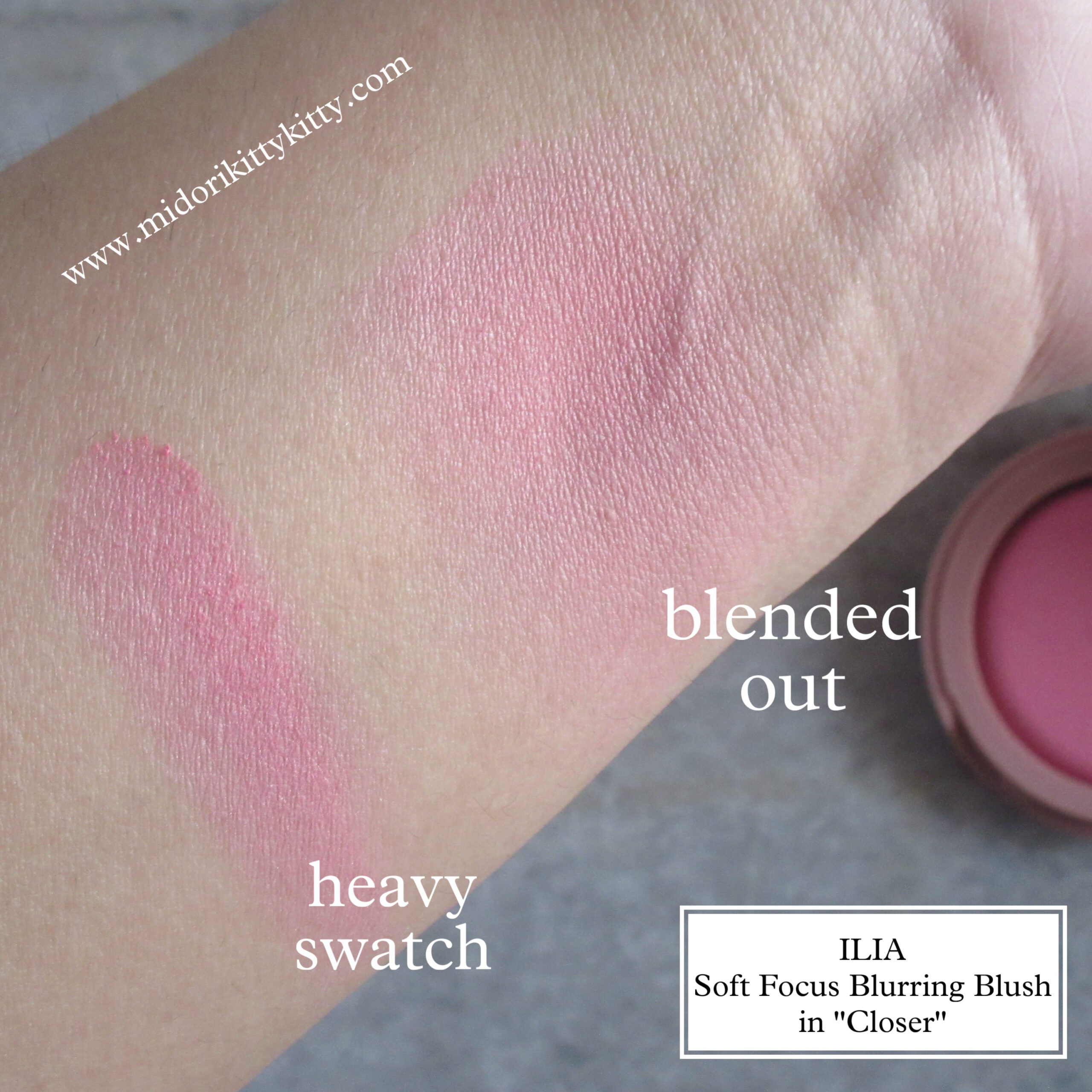 ILIA Soft Focus Blurring Blush in Closer, ilia blush, ilia powder blush, ilia blurring blush closer, ilia closer, ilia blush closer, ilia baby pink blush, baby pink blush