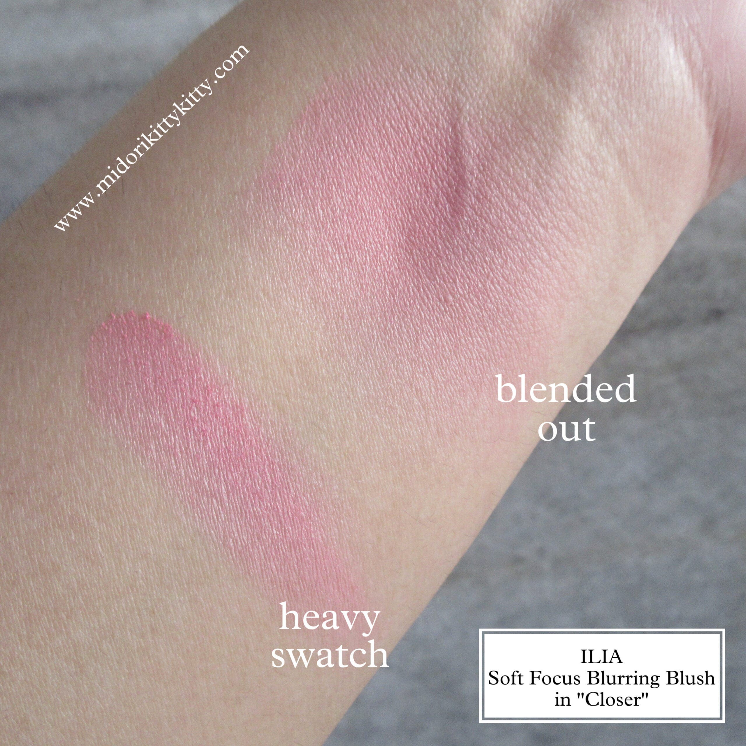 ILIA Soft Focus Blurring Blush in Closer, ilia blush, ilia powder blush, ilia blurring blush closer, ilia closer, ilia blush closer, ilia baby pink blush, baby pink blush