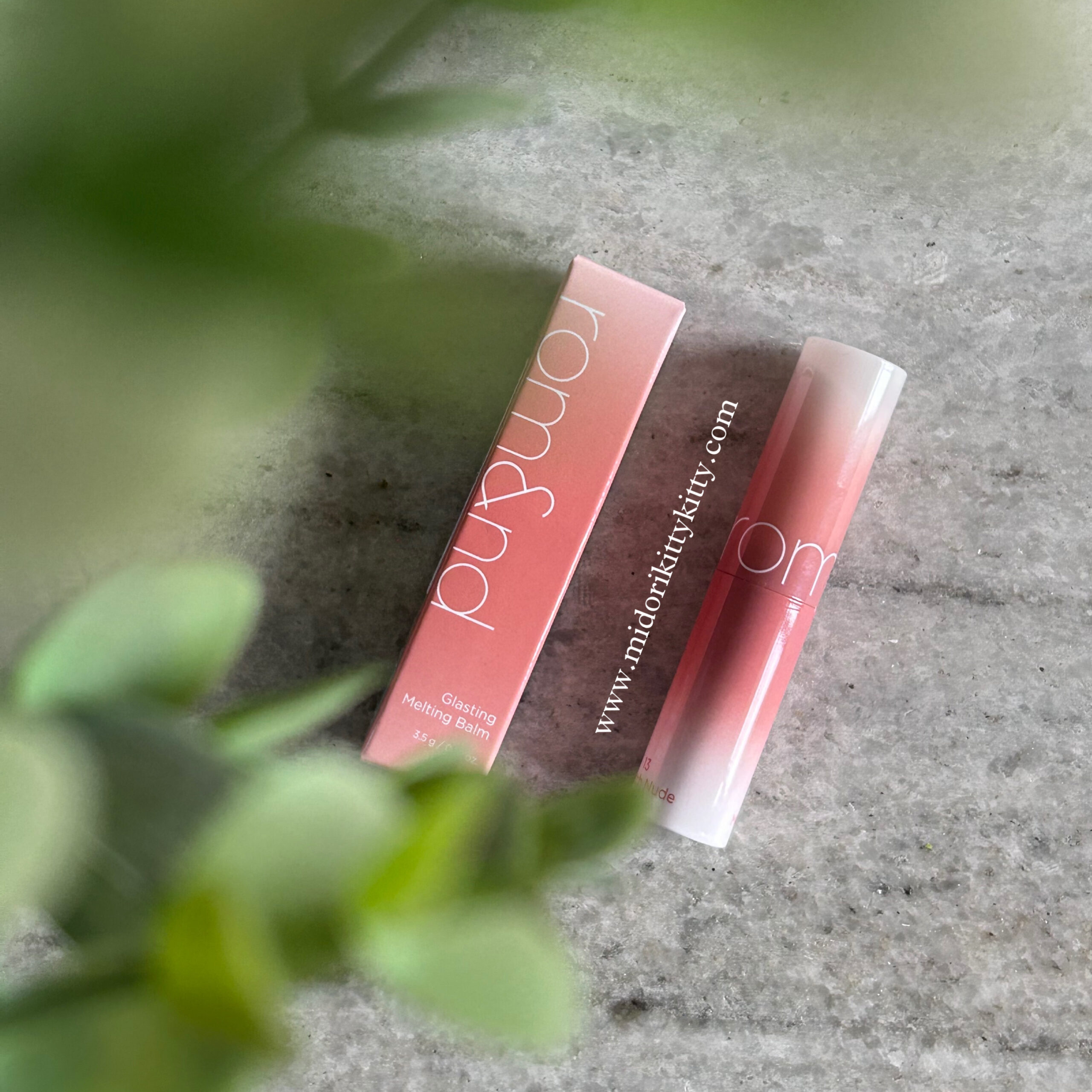 ROM&ND Glasting Melting Balm in 13 Scotch Nude, romand glasting melting balm scotch nude, romand scotch nude, romand melting balm scotch nude, rom&nd scotch nude