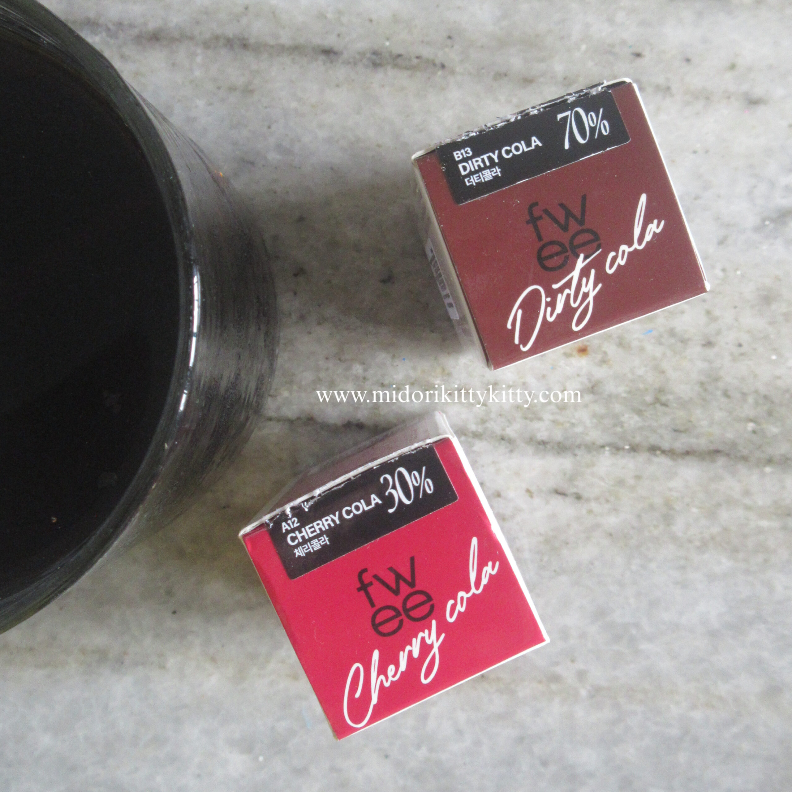 Fwee 3D Voluming Gloss 30% Cherry Cola, Fwee 3D Voluming Gloss 70% Dirty Cola, fwee cherry cola, fwee dirty cola, fwee gloss