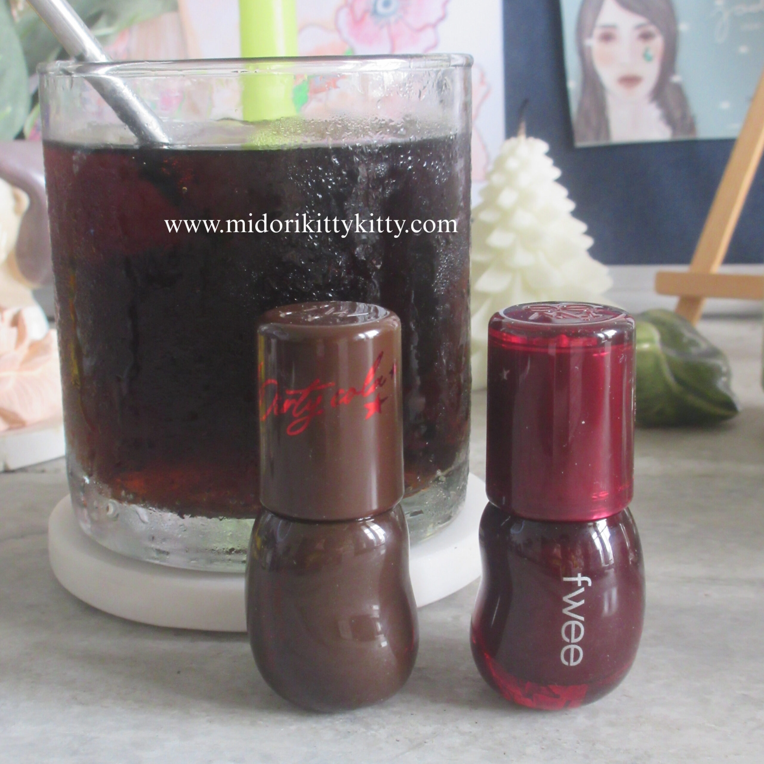 Fwee 3D Voluming Gloss 30% Cherry Cola, Fwee 3D Voluming Gloss 70% Dirty Cola, fwee cherry cola, fwee dirty cola, fwee gloss