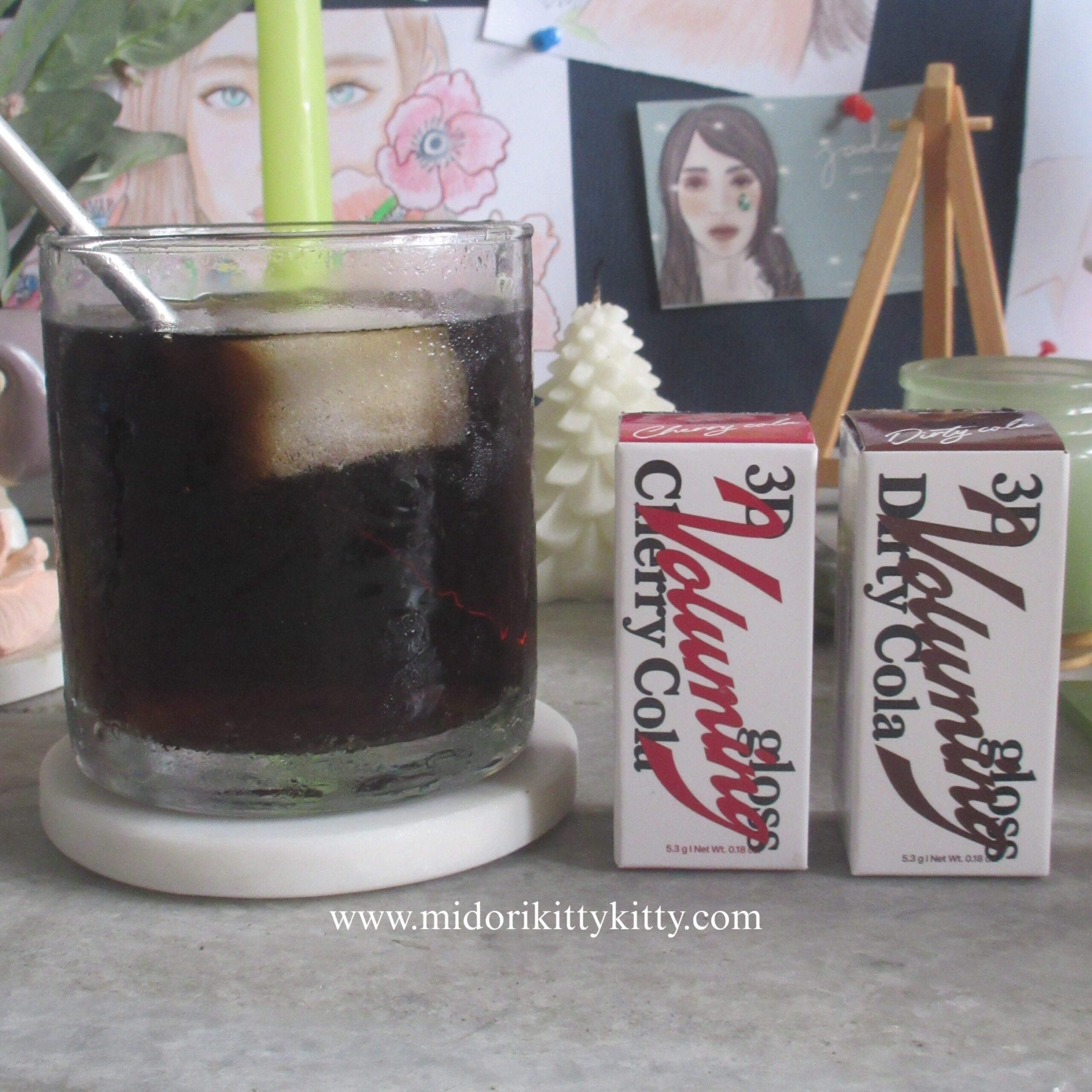 Fwee 3D Voluming Gloss 30% Cherry Cola, Fwee 3D Voluming Gloss 70% Dirty Cola, fwee cherry cola, fwee dirty cola, fwee gloss