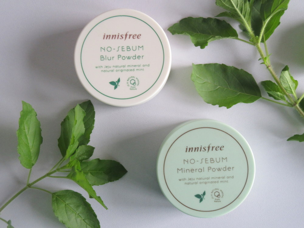 Innisfree No Sebum Mineral Powder vs Innisfree No Sebum Blur Powder