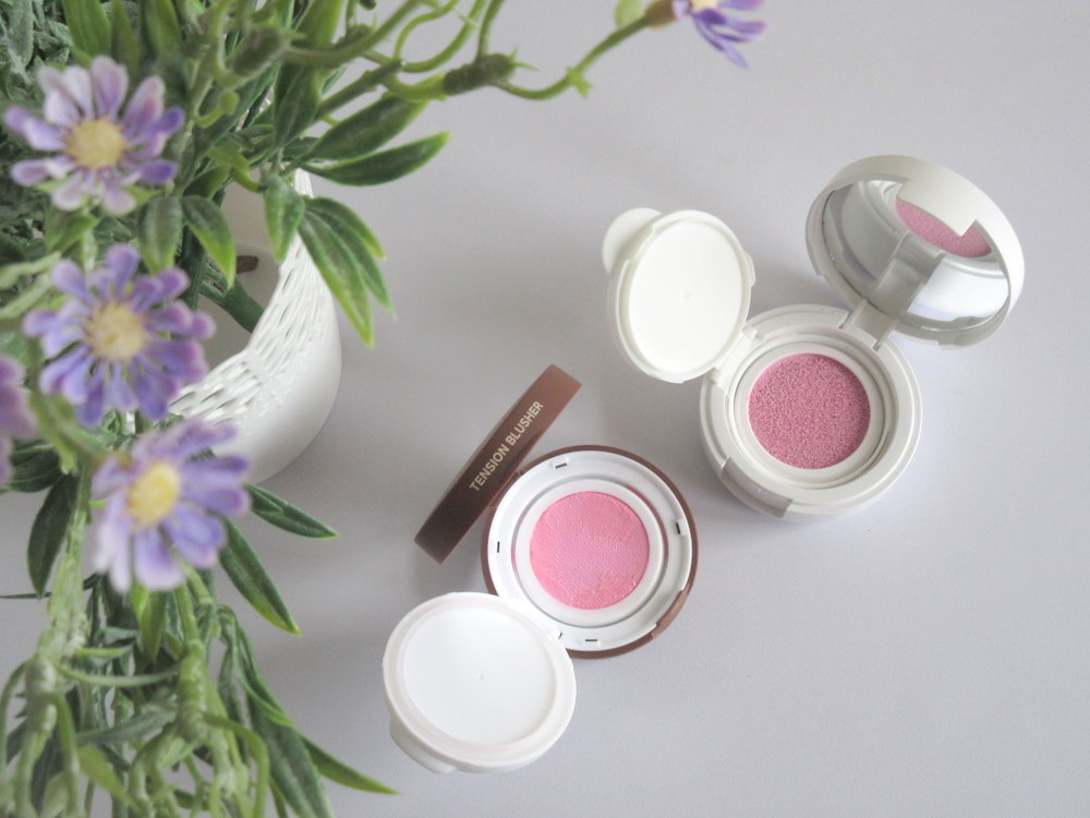 Missha Tension Blusher, Apieu cushion blusher