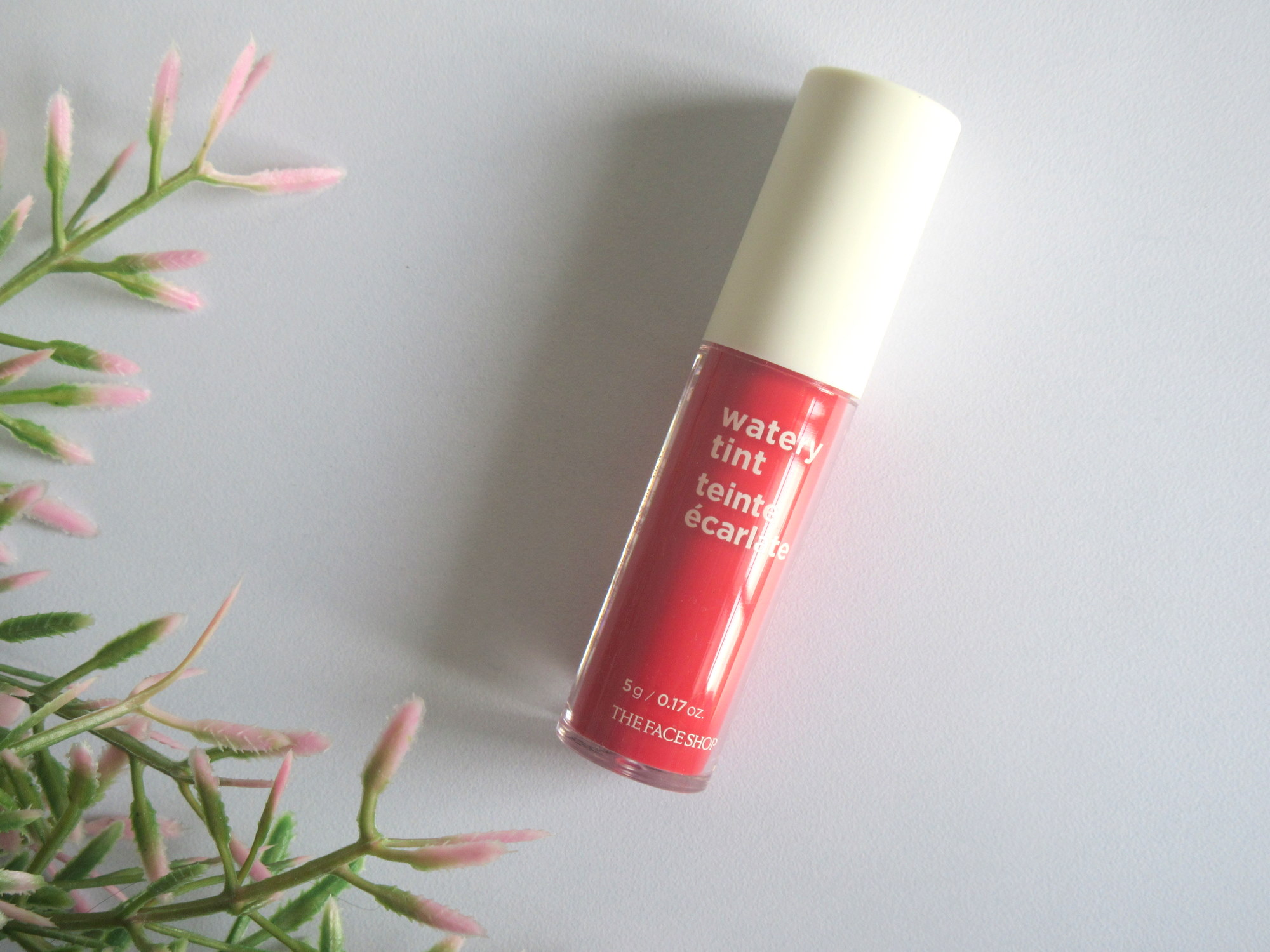 the face shop watery tint 06 rose garden, the face shop water tint lip stain