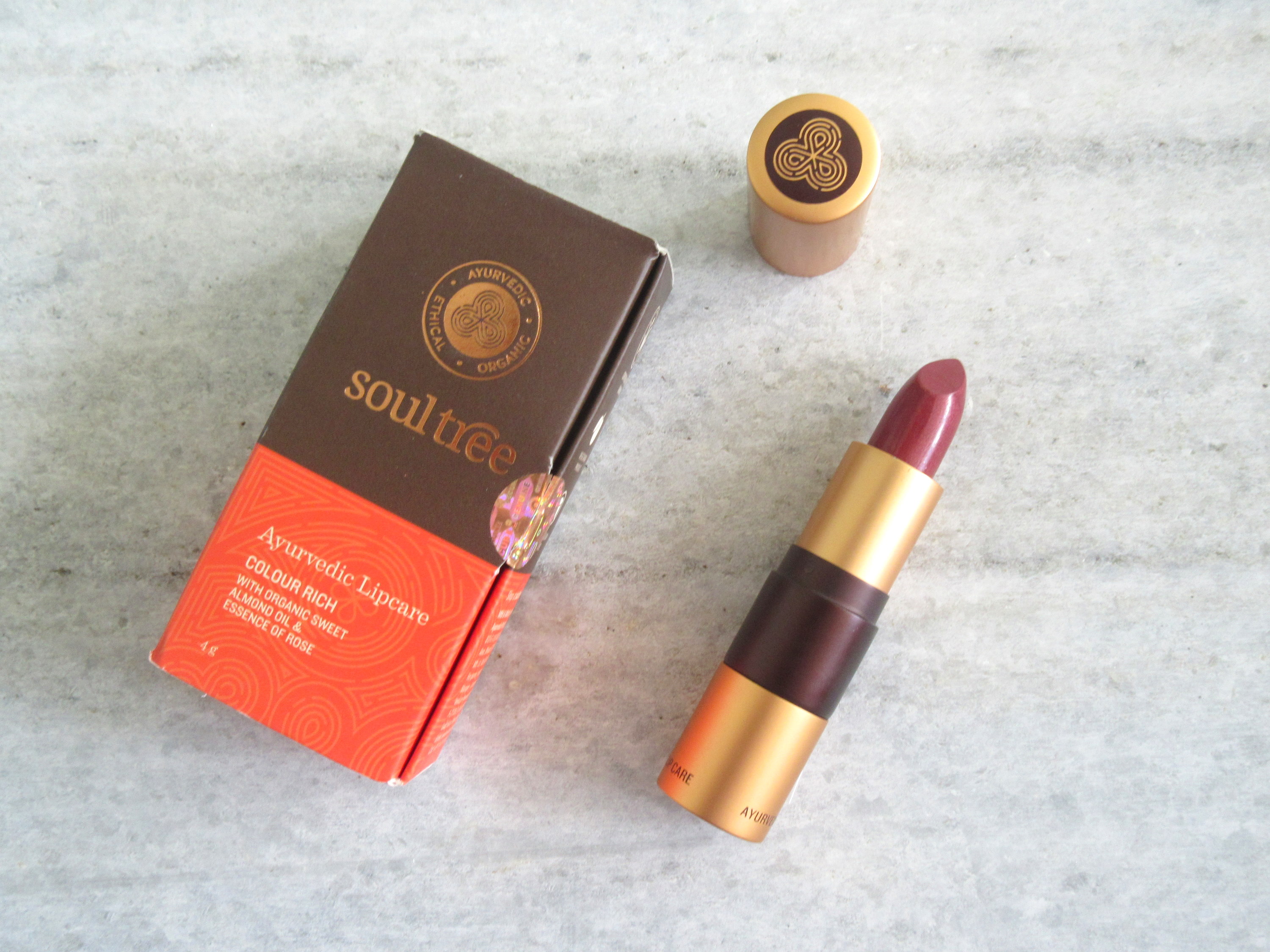 soultree ayurvedic lipstick 811 wild honey, soultree lipstick