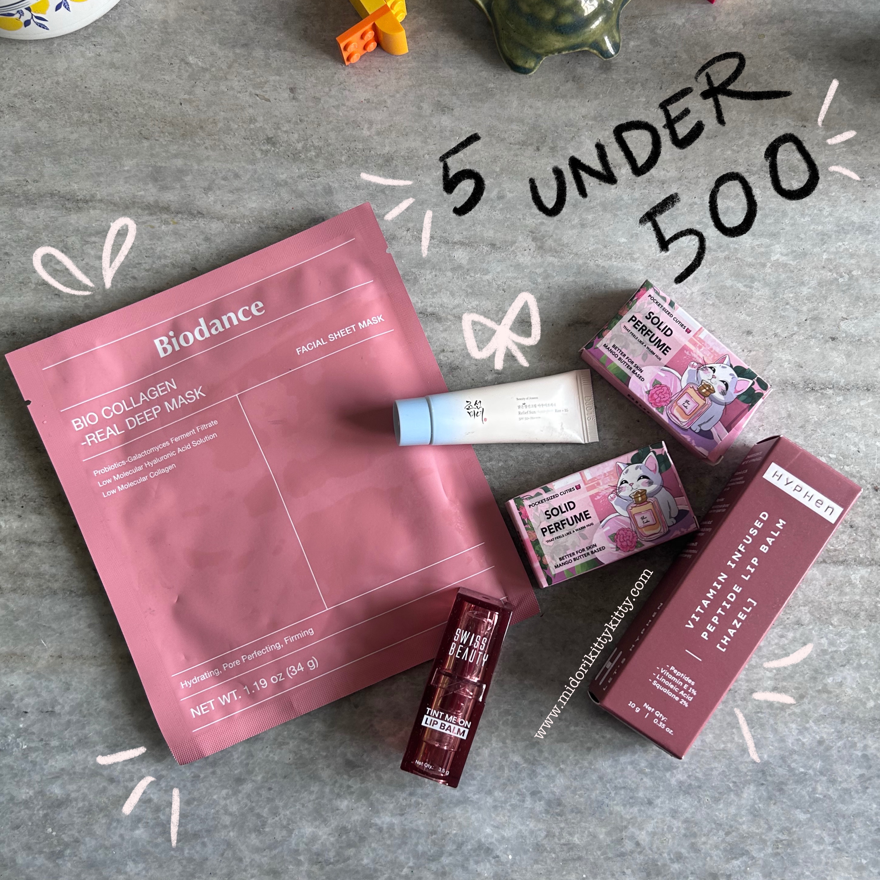 Biodance Bio-Collagen Real Deep Mask, Swiss Beauty Tint Me On Lip Balm in 01 Mauve Muffin, swiss beauty lip balm, Hyphen Tinted Lip Balm in Hazel, hyphen lip balm, Beauty of Joseon Relief Sun Aqua Fresh, Blur Smells Like... Solid Perfume, blur india smells like a warm hug solid perfume, blur india smells like a candy store solid perfume